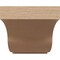 Ekena Millwork 12"W x 24"D x 12"H Wide Van Buren Rough Cedar Woodgrain TimberThane Corbel, Primed Tan CORUR12X24X12VANRCPR - alternate 2